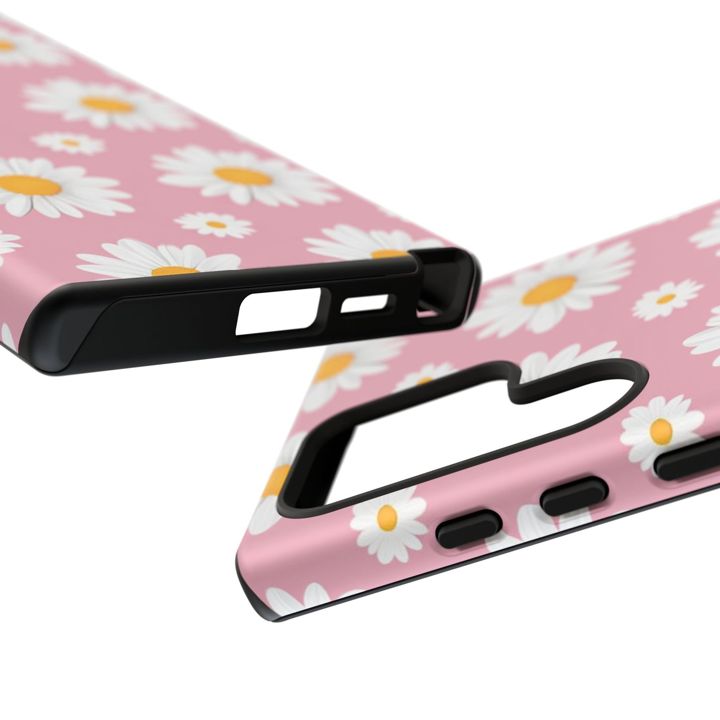 Daisy Phone Case | Floral Design, Tough Protection, Pink Flower Pattern, Gift for Her, Spring Aesthetic, iPhone Case