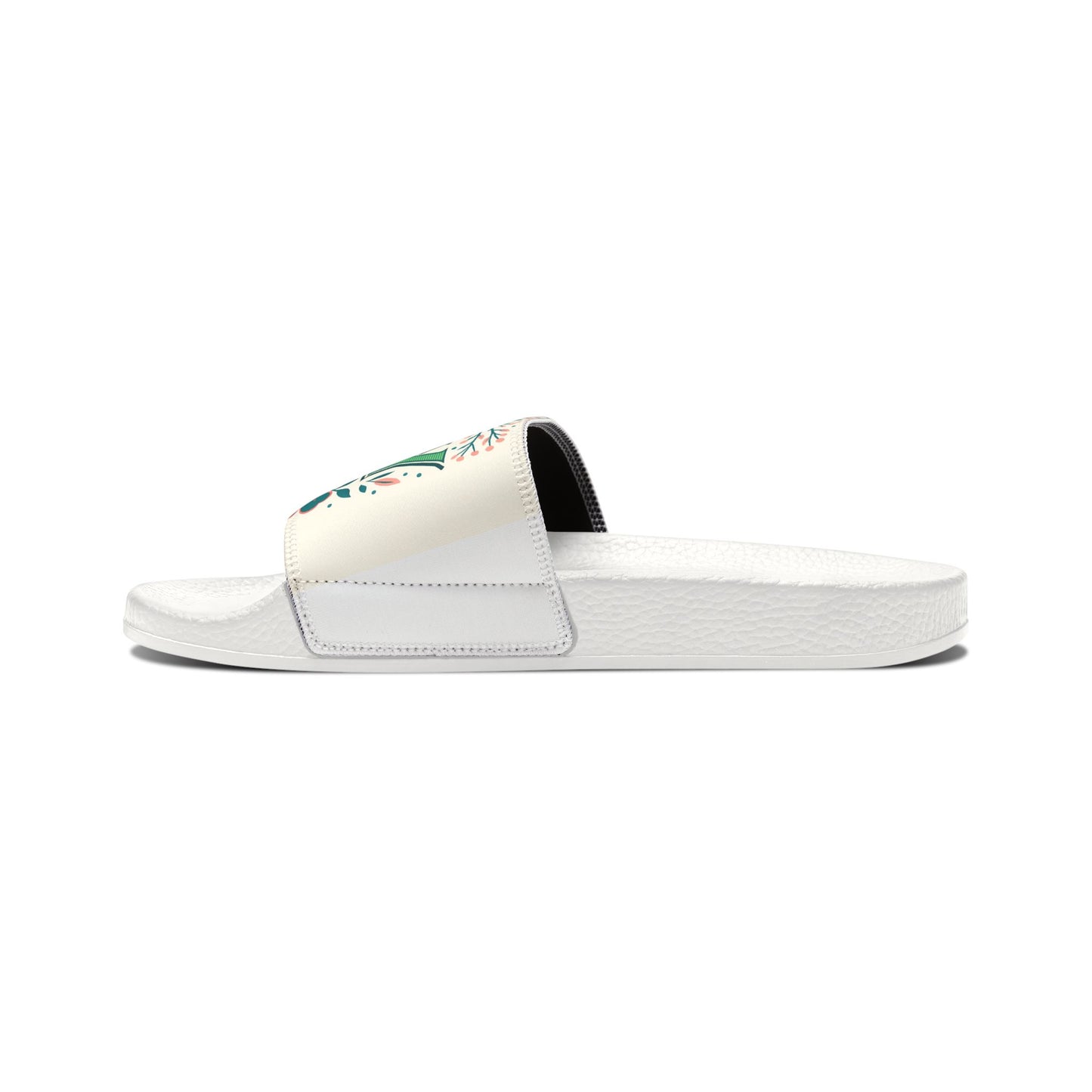 Fun Floral Women's Removable-Strap Sandals | Casual Summer Footwear, Spring Break Sandals, Vacation Slippers, Beachwear, Unique Gift