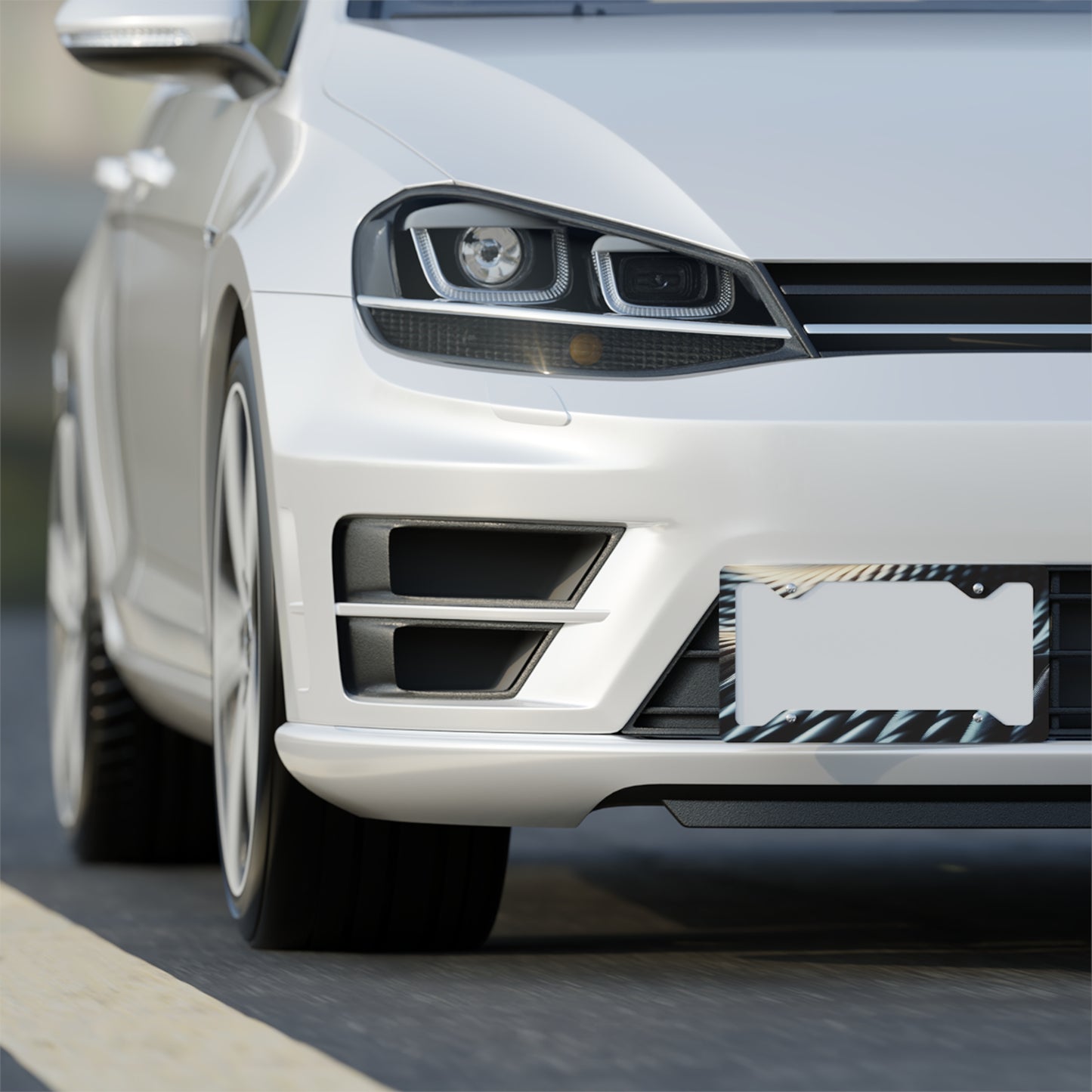 Stylish Metal License Plate Frame, Car Accessory, Personalized Car Decor, Perfect Gift for Car Enthusiasts, Unique License Holder